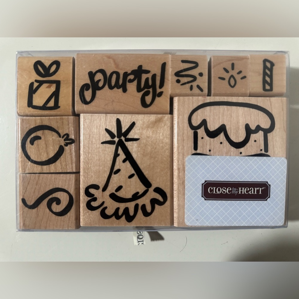 Close to My Heart Wooden Stamp Set